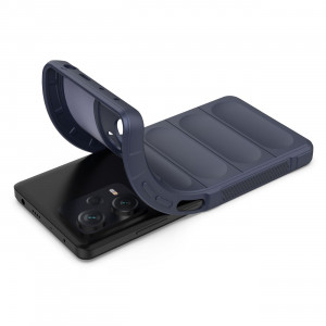 Подсилен гъвкав гръб Magic Shield - Xiaomi Redmi Note 12 Pro+ 5G син - Img 5
