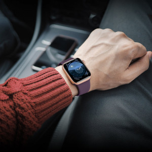 Силиконова каишка APS - Apple Watch 41mm Series 9 / 41mm Series 8 / 41mm Series 7 / 40mm Series 6 / 40mm SE / 40mm Series 5 / 40mm Series 4 / 38mm Series 3 / 38mm Series 2 червен - Img 4