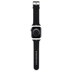 Силиконова каишка Karl lagerfeld 3D Rubber Karl Head strap - Apple Watch 41mm Series 9 / 41mm Series 8 / 41mm Series 7 / 40mm Series 6 / 40mm SE / 40mm Series 5 / 40mm Series 4 / 38mm Series 3 / 38mm Series 2 / 38mm (1st gen) черен - Img 2
