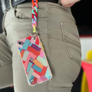 Силиконов гръб с верига Color Chain - Samsung Galaxy S21+ 5G дизайн 4 - Img 5