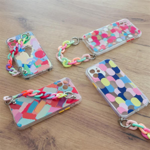 Силиконов гръб с верига Color Chain - Samsung Galaxy S21+ 5G дизайн 4 - Img 9
