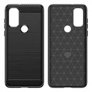 Силиконов гръб Carbon - Moto g play 2022 черен - Img 5