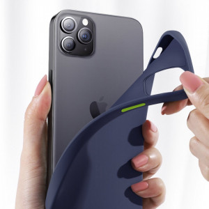Силиконов гръб JOYROOM Color - iPhone 12 Pro Max син - Img 6