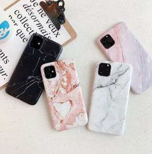 Силиконов гръб WOZINSKY Marble - Xiaomi Redmi 10X 4G / Redmi Note 9 бял - Img 3