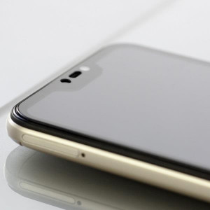 Стъклен протектор с пълно покритие 3mk Hard Glass Max Lite - iPhone 11 / XR с черна рамка - Img 4