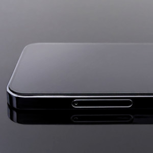 5D Full Glue закален стъклен протектор с пълно покритие WOZINSKY съвместим с гръб - iPhone XR / 11 с черна рамка - Img 6