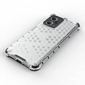 Гръб Honeycomb Armor със силиконов бъмпер - Xiaomi Poco X5 / Redmi Note 12 черен - Img 13