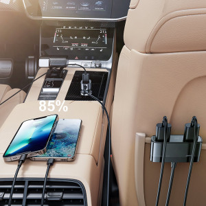 Зарядно за кола JOYROOM 45W 3x USB Type A с удължител за задната седалка 2x USB Type A (JR-CL03 Pro) черно - Img 4