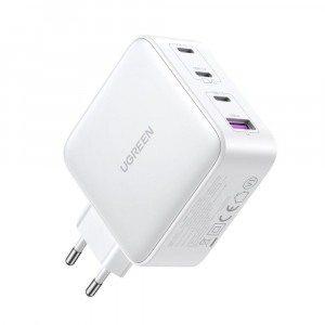 Зарядно за стена UGREEN GaN 100W USB Type A / 3x USB Type C PPS (CD226) бяло - Img 3