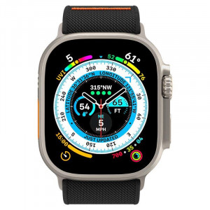 Каишка SPIGEN Fit Lite Ultra - Apple Watch 45mm Series 9 / 45mm Series 8 / 45mm Series 7 / 44mm SЕ (2nd gen) / 44mm SE / 44mm Series 6 / 44mm Series 5 / 44mm Series 4 черен - Img 11