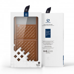Калъф от естествена кожа DUX DUCIS Venice - Samsung Galaxy Z Flip3 5G кафяв - Img 5