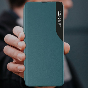 Калъф тип книга от еко кожа Eco - Xiaomi Poco M3 / Redmi 9T черен - Img 8
