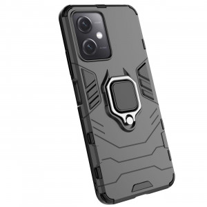 Подсилен гръб с магнитна стойка Ring Armor - Xiaomi Poco X5 / Redmi Note 12 черен - Img 16