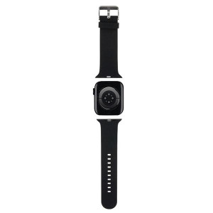 Силиконова каишка Karl lagerfeld 3D Rubber Choupette Heads Strap - Apple Watch 41mm Series 9 / 41mm Series 8 / 41mm Series 7 / 40mm Series 6 / 40mm SE / 40mm Series 5 / 40mm Series 4 / 38mm Series 3 / 38mm Series 2 / 38mm (1st gen) черен - Img 2