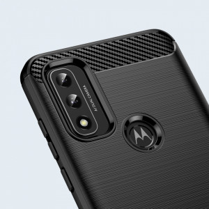 Силиконов гръб Carbon - Moto g play 2022 черен - Img 6