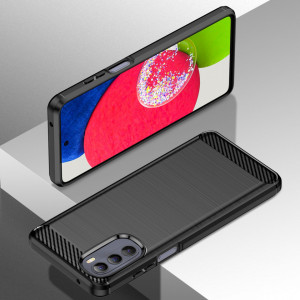 Силиконов гръб Carbon - Moto g stylus 2022 черен - Img 6