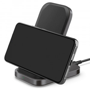 Безжично зарядно SPIGEN PF2102 ArcField 15W черно - Img 4