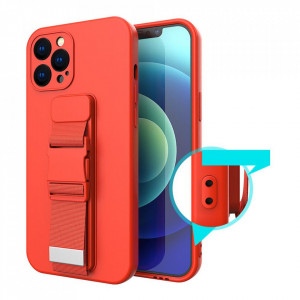 Гръб Rope с каишка - Xiaomi Redmi 10X 4G / Redmi Note 9 червен - Img 8