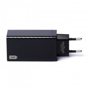 Зарядно за стена WOZINSKY GaN 65W USB Type A / USB Type C PD QC3.0 (WWCG01) черно - Img 11