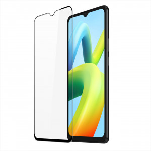 Извит закален стъклен протектор DUX DUCIS - Xiaomi Redmi A1 / A1+ / A2 / A2+ с черна рамка - Img 1
