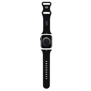 Каишка HELLO KITTY Silicone Kitty Head strap - Apple Watch 41mm Series 9 / 41mm Series 8 / 41mm Series 7 / 40mm Series 6 / 40mm SE / 40mm Series 5 / 40mm Series 4 / 38mm Series 3 / 38mm Series 2 / 38mm (1st gen) черен - Img 2