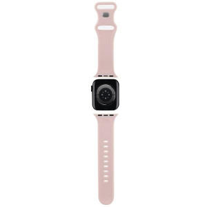 Каишка HELLO KITTY Silicone Tags Graffiti Strap - Apple Watch 41mm Series 9 / 41mm Series 8 / 41mm Series 7 / 40mm Series 6 / 40mm SE / 40mm Series 5 / 40mm Series 4 / 38mm Series 3 / 38mm Series 2 / 38mm (1st gen) розов - Img 2