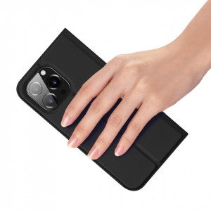 Калъф тип книга DUX DUCIS Skin Pro - iPhone 14 Pro Max черен - Img 6