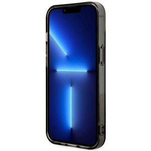 Оригинален гръб BMW Pattern MagSafe BMHMP14SHGPK - iPhone 14 сив - Img 5