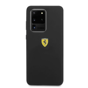 Оригинален твърд гръб FERRARI Silicone FESSIHCS69BK - Samsung Galaxy S20 Ultra / S20 Ultra 5G черен - Img 3