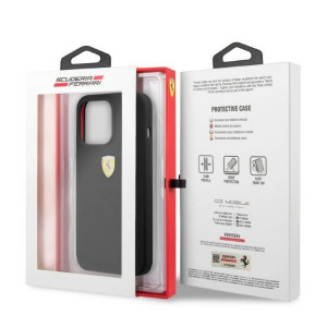 Оригинален твърд гръб FERRARI Silicone MagSafe FESSIHMP13XBK - iPhone 13 Pro Max черен - Img 8