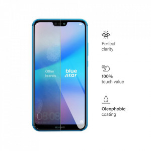 Плосък закален стъклен протектор BLUE STAR - Huawei P20 lite - Img 5