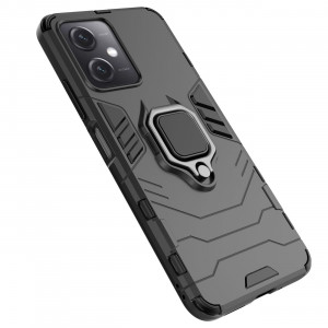 Подсилен гръб с магнитна стойка Ring Armor - Xiaomi Poco X5 / Redmi Note 12 черен - Img 7