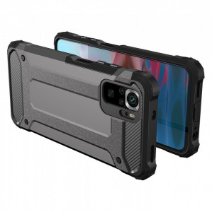 Подсилен гръб Hybrid Armor - Xiaomi Poco M4 Pro 5G черен - Img 2