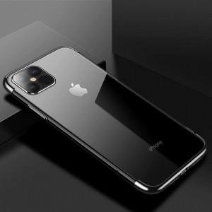 Прозрачен силиконов гръб с цветен кант Clear Color - Samsung Galaxy A04s / A13 5G черен - Img 9