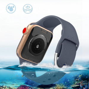 Силиконова каишка APS - Apple Watch 41mm Series 9 / 41mm Series 8 / 41mm Series 7 / 40mm Series 6 / 40mm SE / 40mm Series 5 / 40mm Series 4 / 38mm Series 3 / 38mm Series 2 червен - Img 6
