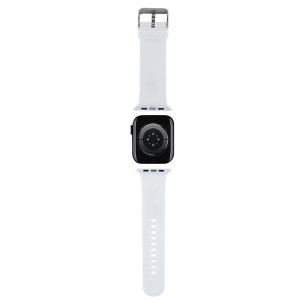 Силиконова каишка Karl lagerfeld 3D Rubber Karl Head strap - Apple Watch Ultra 49mm / Ultra 2 49mm / 45mm Series 9 / 45mm Series 8 / 45mm Series 7 / 44mm SЕ (2nd gen) / 44mm SE / 44mm Series 6 / 44mm Series 5 / 44mm Series 4 / 42mm Series 3 / 42mm Series - Img 2