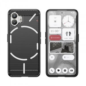 Силиконов гръб Carbon - Nothing Phone 2 черен - Img 2