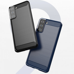 Силиконов гръб Carbon - Samsung Galaxy S21+ 5G черен - Img 7