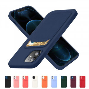 Силиконов гръб Card с портфейл за документи - Xiaomi Redmi 10X 4G / Redmi Note 9 бял - Img 11