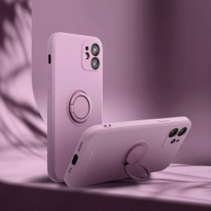 Гръб Roar Amber с държач - iPhone 13 mini лилав - Img 6
