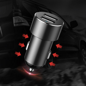 Зарядно за кола BASEUS 2x USB Type A 17W 3.1A + разклонител 2x вход за запалка 80W (CRDYQ-01) черно - Img 17