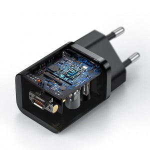 Зарядно за стена BASEUS Super Si 1C 25W USB Type C PD QC (CCSP020102) бяло - Img 18