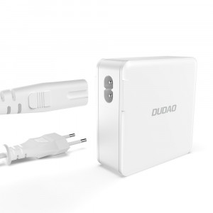 Зарядно за стена DUDAO GaN 100W 2x USB Type A / 2x USB Type C бяло - Img 3