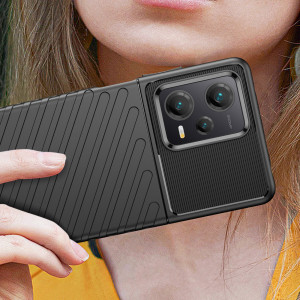 Подсилен гръб Thunder - Xiaomi Redmi Note 12 Pro+ 5G черен - Img 5