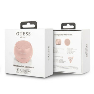 Преносима Bluetooth 5.0 колонка GUESS GUWSALGEP 3W розова - Img 4