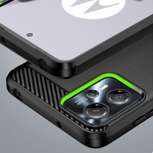 Силиконов гръб Carbon - Moto g13 черен - Img 6