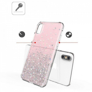 Блестящ гръб WOZINSKY Star - Xiaomi Mi 11i / 11X / Poco F3 / Redmi K40 / K40 Pro / K40 Pro Plus розов - Img 3