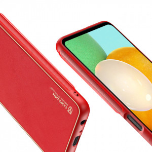 Гръб от еко кожа DUX DUCIS Yolo - Samsung Galaxy A04s / A13 5G червен - Img 8