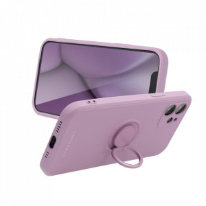 Гръб Roar Amber с държач - iPhone 13 mini лилав - Img 2