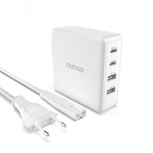 Зарядно за стена DUDAO GaN 100W 2x USB Type A / 2x USB Type C бяло - Img 4